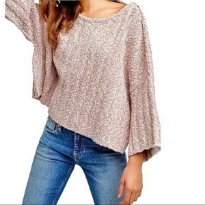 Free People Good Day Pullover in Mauve Mousse